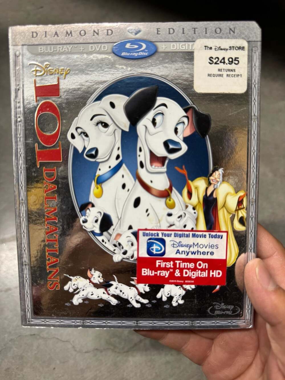 101 Dalmatians Diamond Edition Blu-ray + DVD + Digital HD